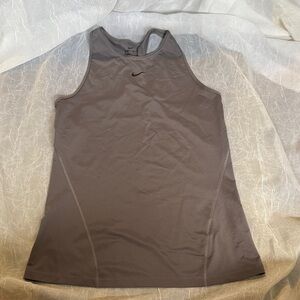 Nike Women's Gray Racerback Tank Top